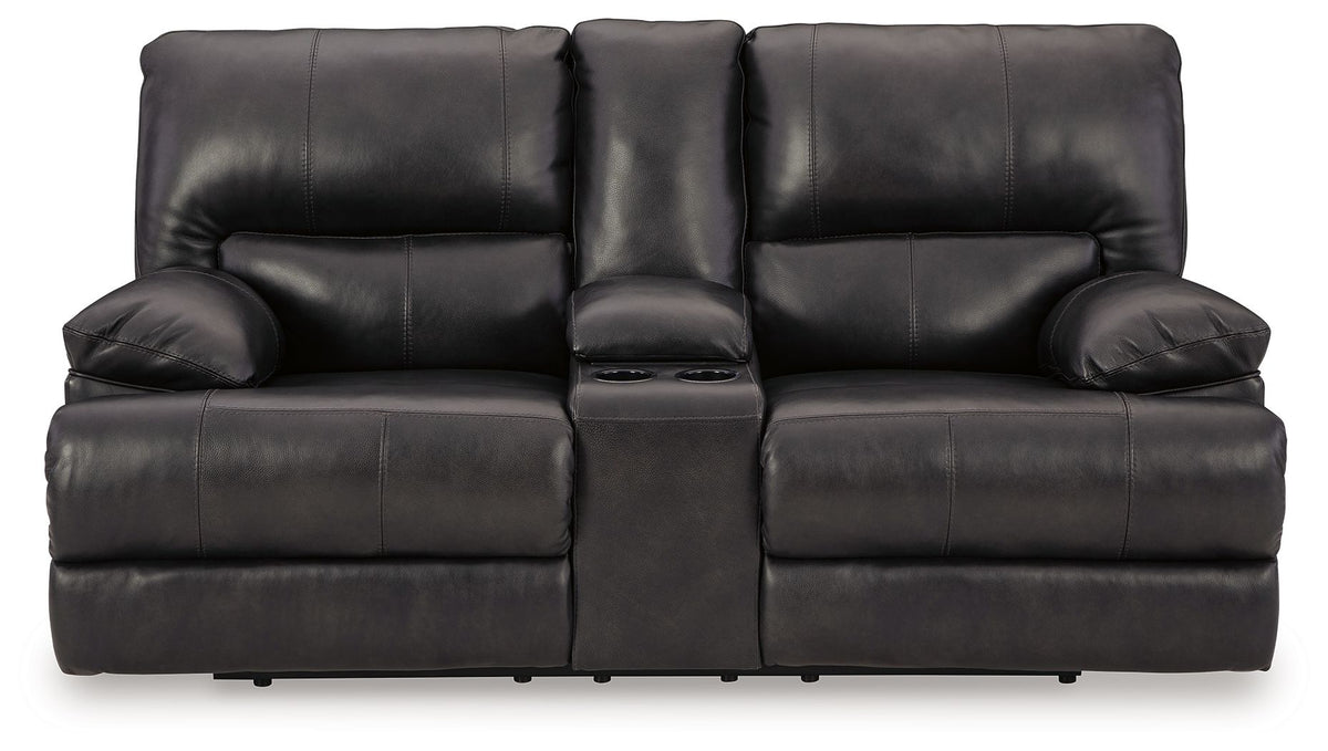 Mountainous - Power Reclining Loveseat With Console /Adj Headrest - Eclipse by Ashley – view 4