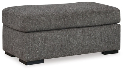 Gardiner - Ottoman - Pewter by Ashley – Upholstered Ottomans