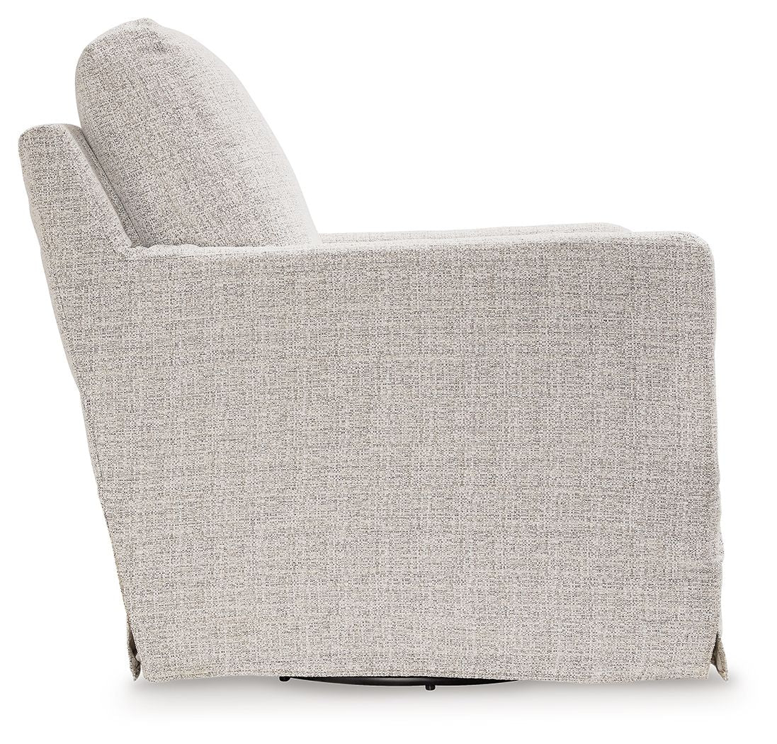 Nenana Next-Gen Nuvella - Swivel Glider Accent Chair by Ashley – view 7
