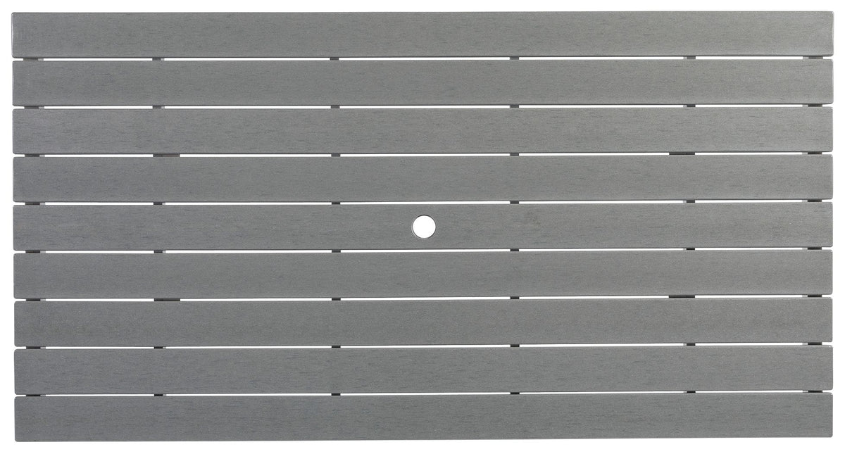 Transville - Rectangular Counter Table With Umbrella Option - Gray / White by Ashley – view 3