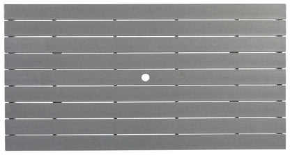 Transville - Rectangular Counter Table With Umbrella Option - Gray / White by Ashley – view 3