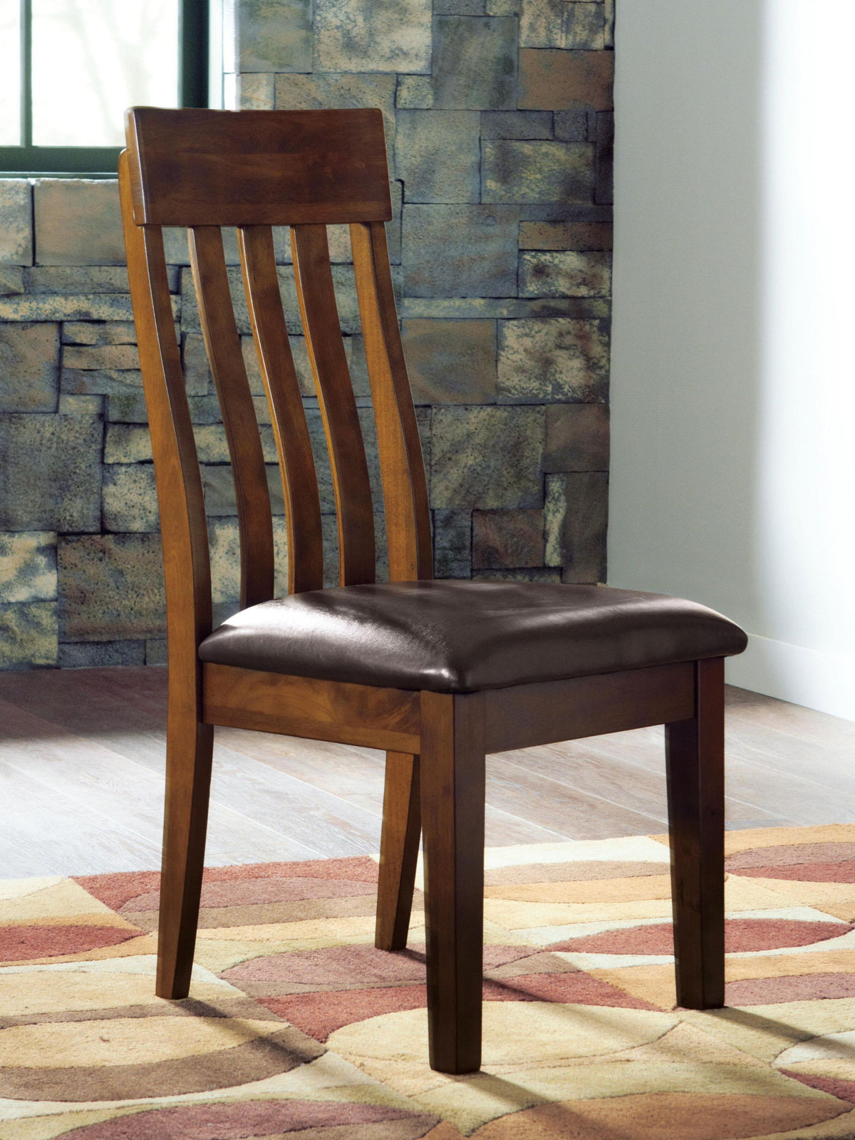 Ralene - Dining UPH Side Chair (Set of 2) - Medium Brown by Ashley – view 4