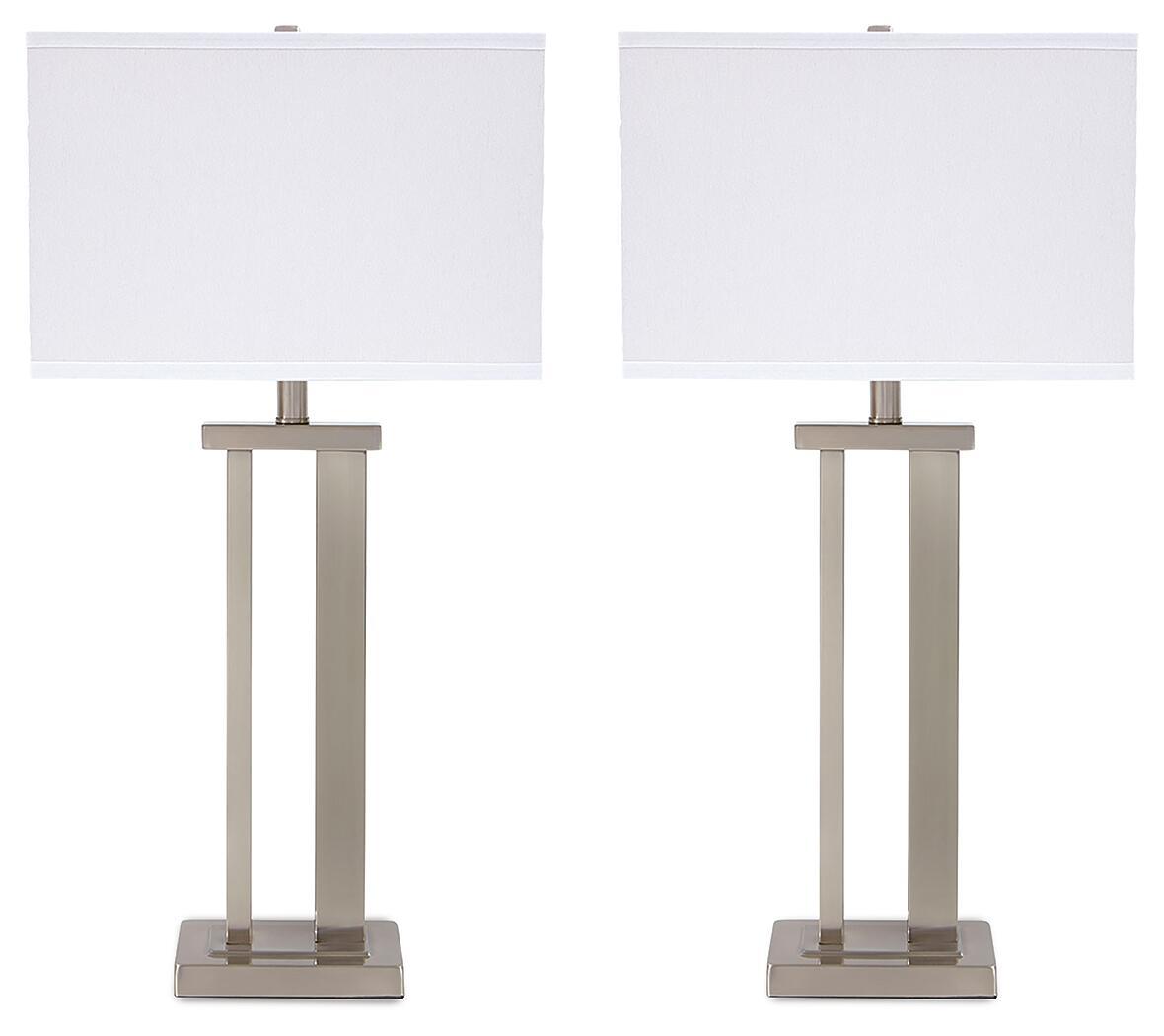Aniela - Metal Table Lamp Set by Ashley – Table Lamps