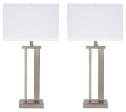 Aniela - Metal Table Lamp Set by Ashley – Table Lamps
