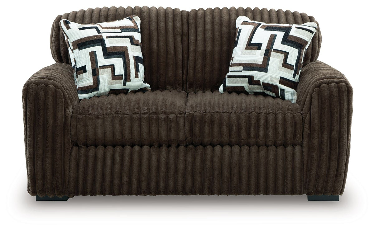Midnight-Madness - Loveseat by Ashley – view 11