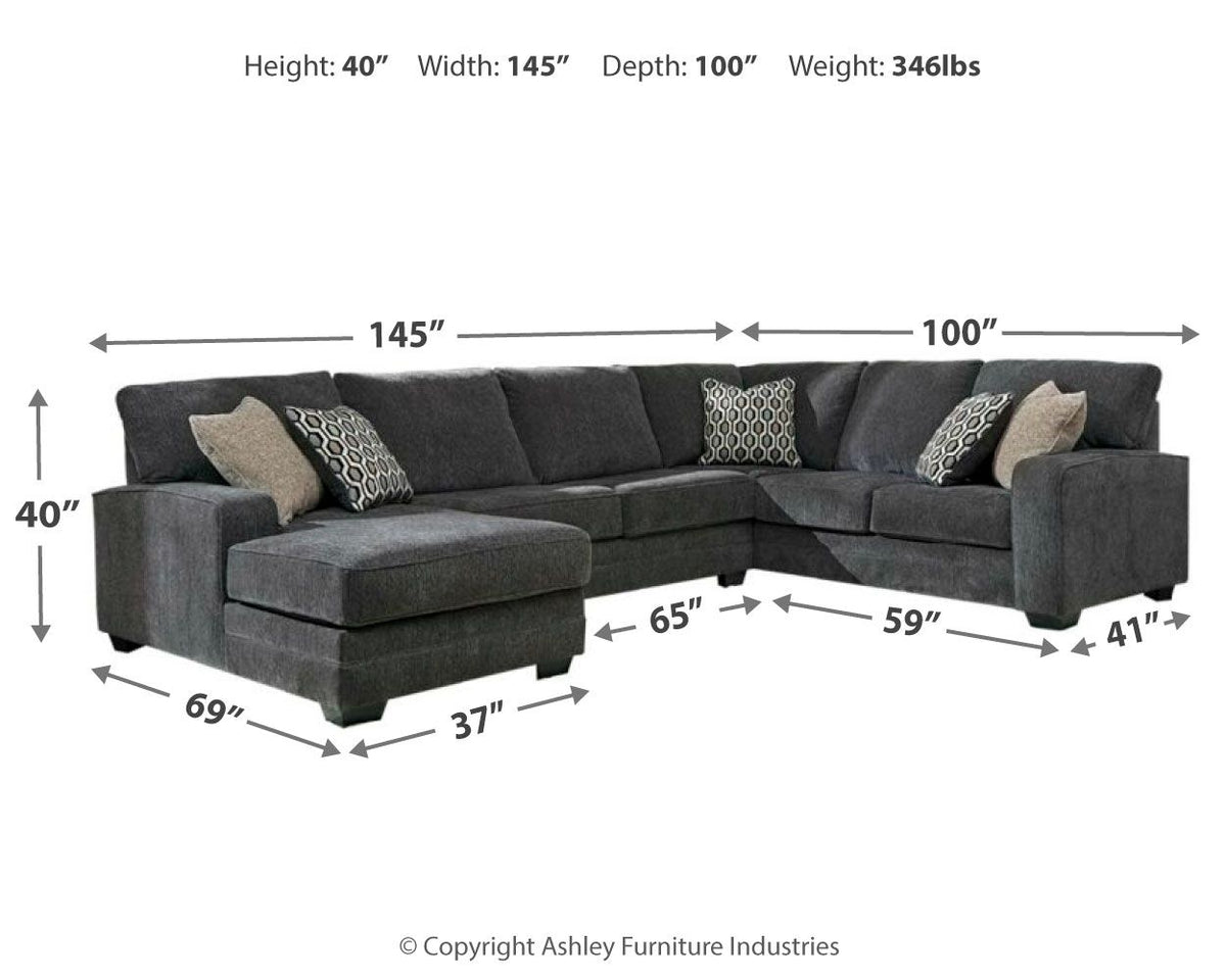 Tracling - 3 Piece Sectional – view 7