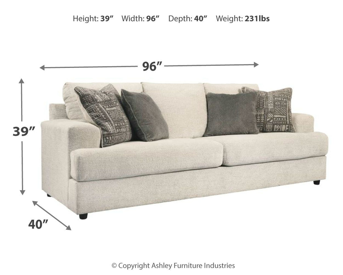 Soletren - Queen Sofa Sleeper - Stone by Ashley – view 4