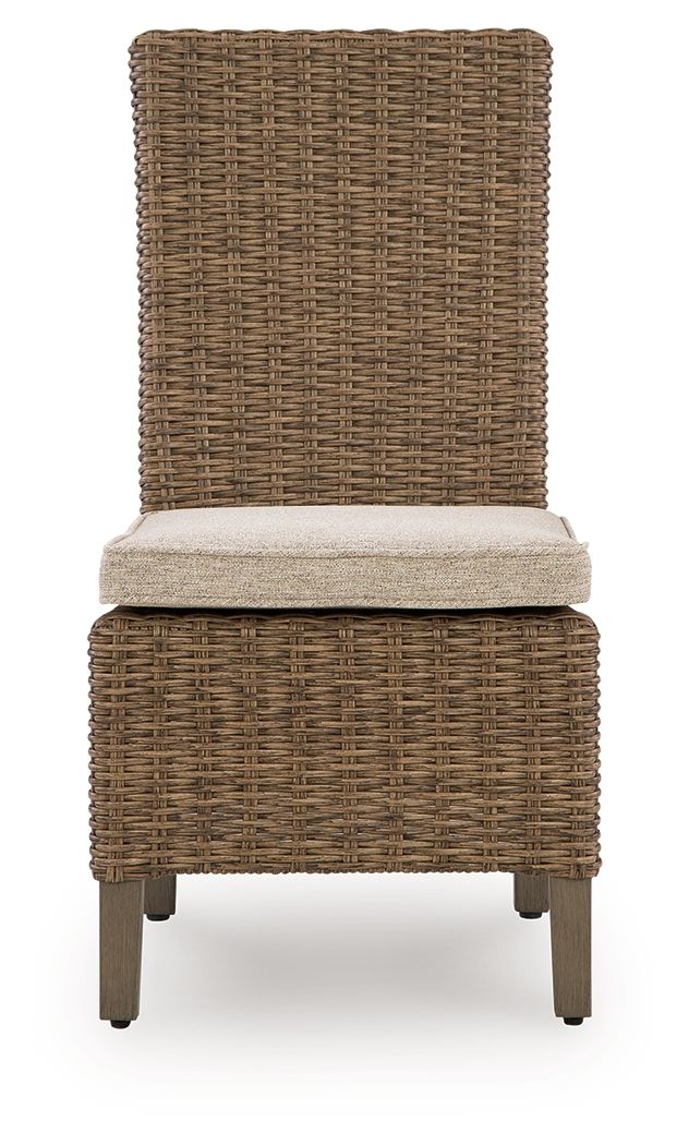 Laguna Heights - Side Chair With Cushion (Set of 2) - Beige by Ashley – view 3