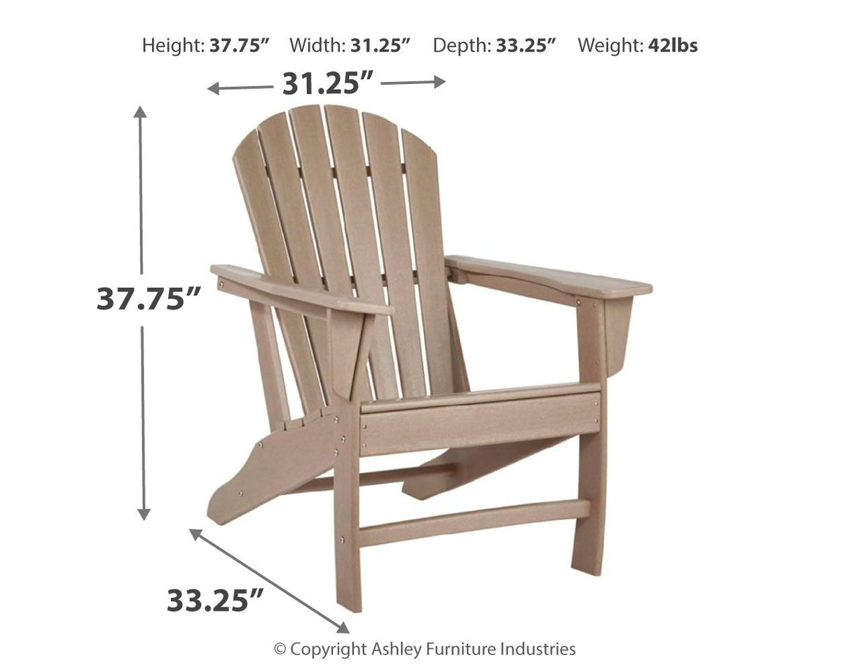 Sundown Treasure - Outdoor Adirondack Chair by Ashley – view 12