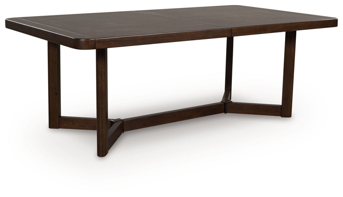 Dilenno - Rectangular Dining Room Extension Table - Dark Brown by Ashley – view 3
