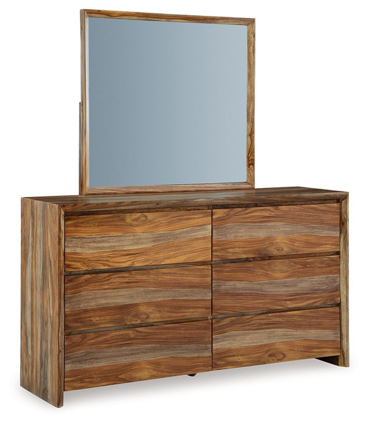 Dressonni - Dresser And Mirror - Brown by Ashley – Dresser & Mirror
