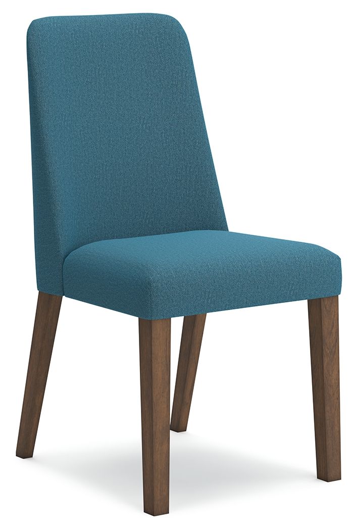 Lyncott - Dining Uph Side Chair (Set of 2) - Blue / Brown by Ashley – Chair Sets