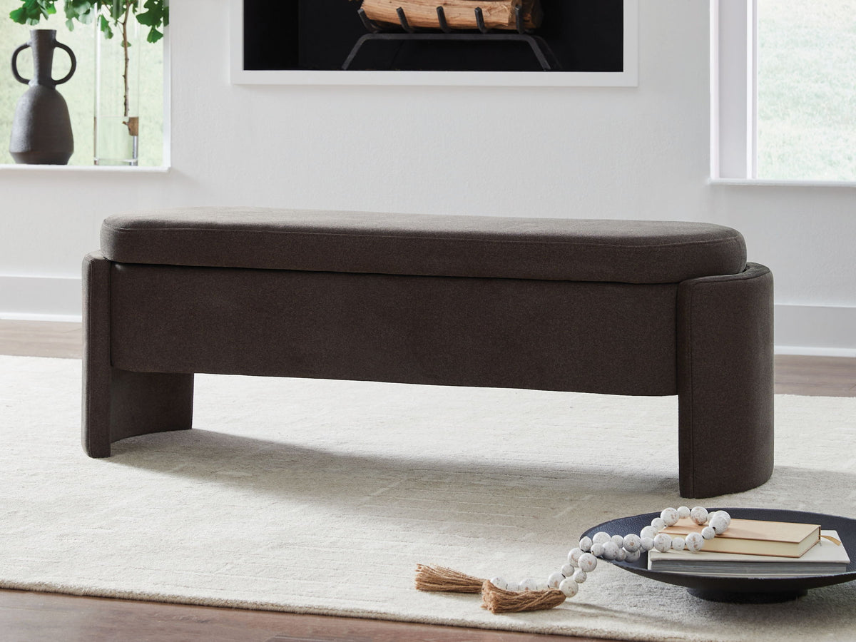 Vavuniya - Storage Bench - Brown by Ashley – view 3