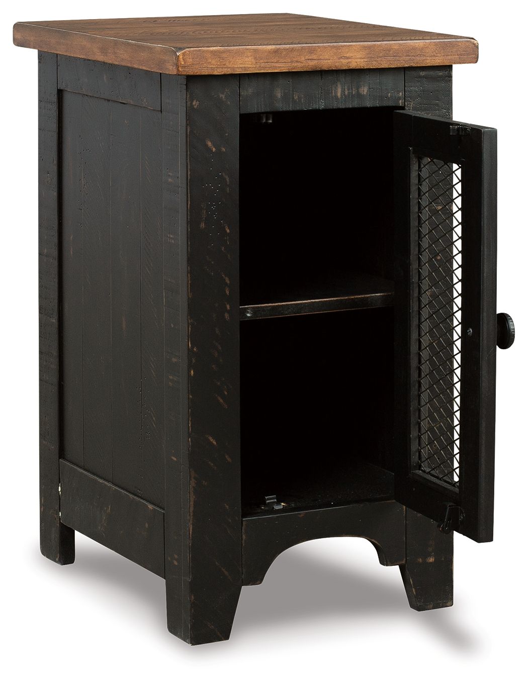 Valebeck - Chair Side End Table - Black / Brown by Ashley – view 3