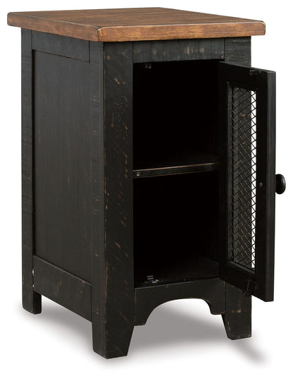 Valebeck - Chair Side End Table - Black / Brown by Ashley – view 3