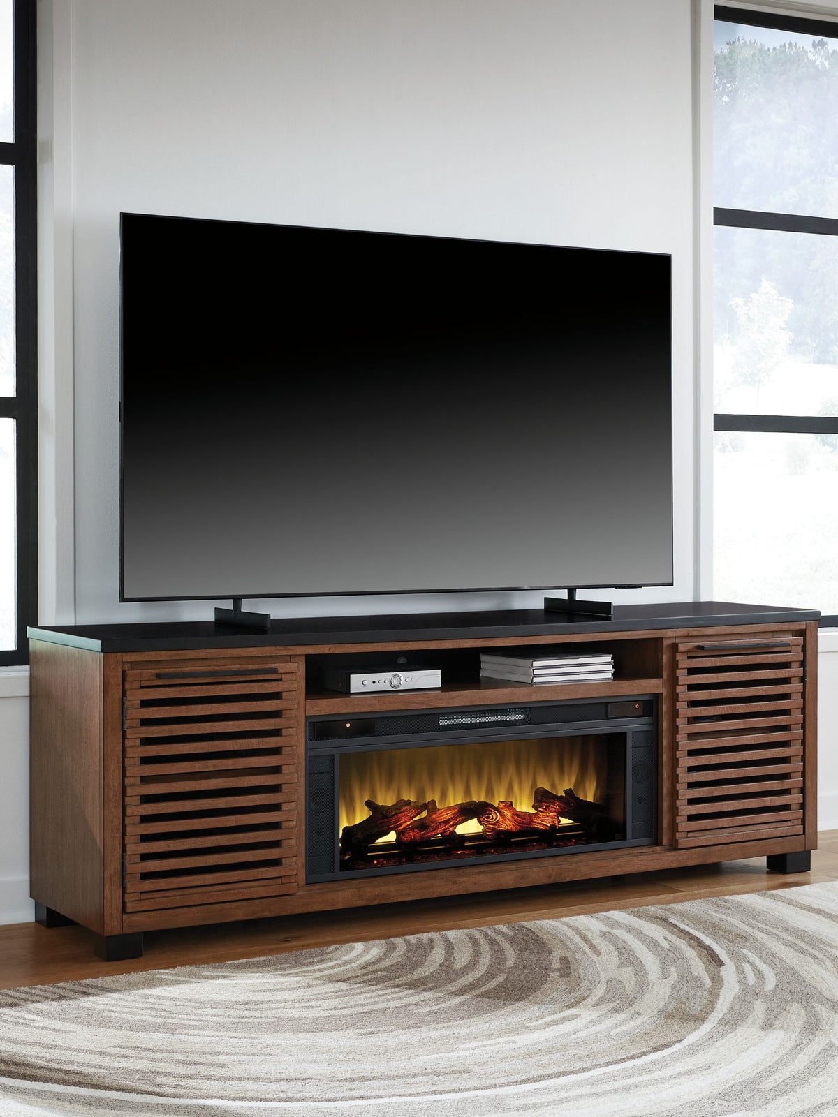 Kallari - TV Stand With Fireplace Option by Ashley – view 6