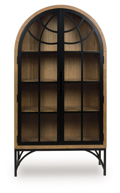 Gwenwich - Accent Cabinet - Natural / Black by Ashley – view 3