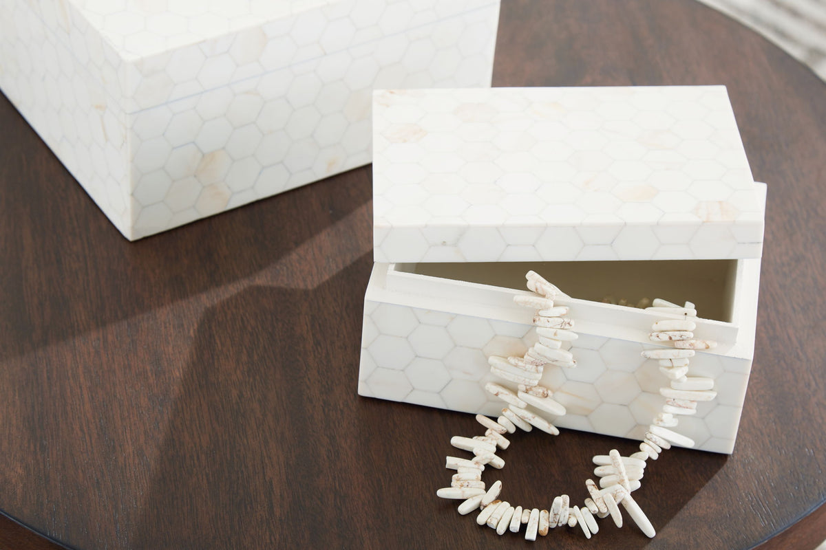 Aldenburg - Box Set (Set of 2) - Cream by Ashley – view 4