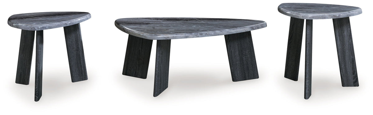 Bluebond - Occasional Table Set (Set of 3) - Gray by Ashley – view 4