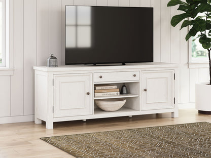 Robbinsdale - Extra Large TV Stand - Antique White by Ashley – view 4