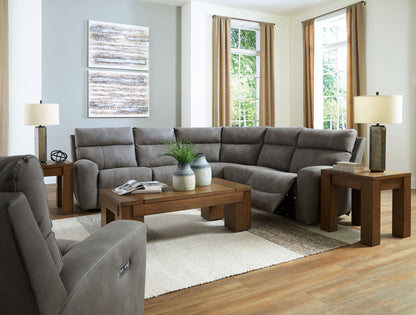 Next-Gen Durapella - 6 Piece Power Reclining Sectional Set by Ashley – 6 Piece Living Room Sets