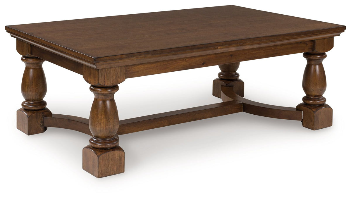 Sturlayne - Rectangular Cocktail Table - Brown by Ashley – Cocktail Tables