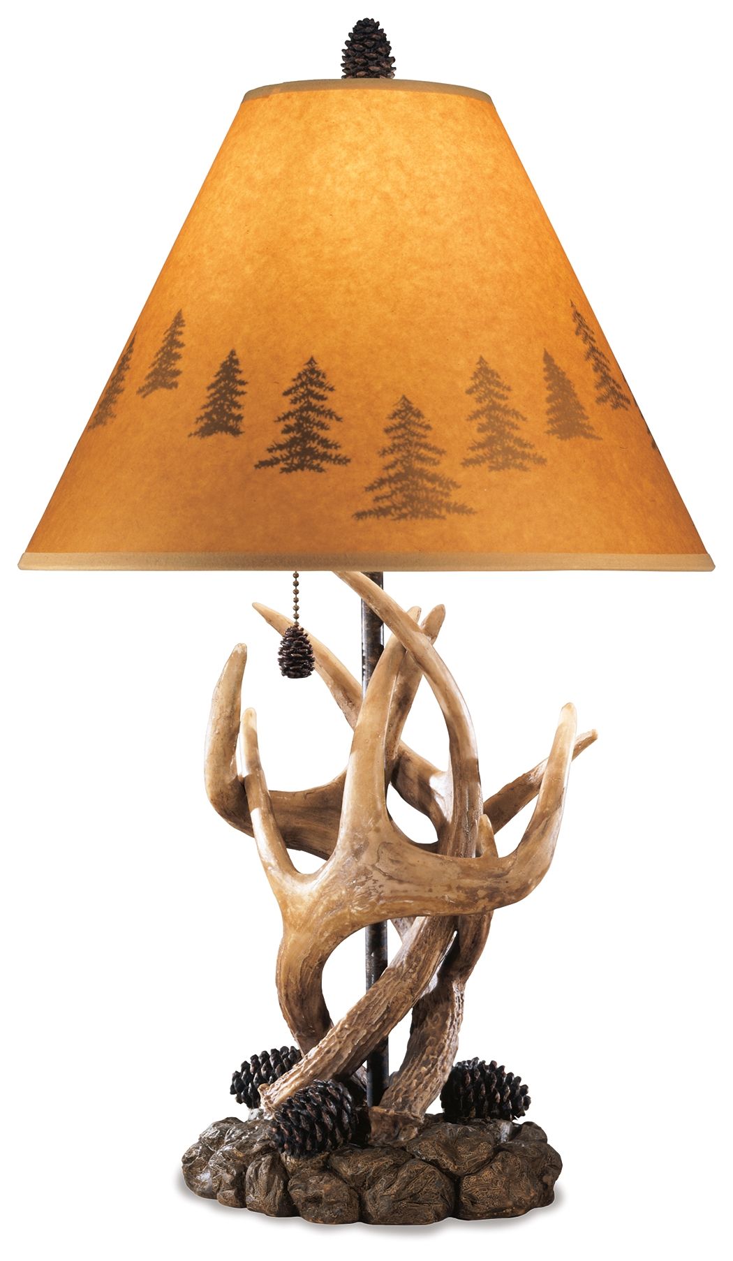 Derek - Poly Table Lamp (Set of 2) - Brown by Ashley – view 3