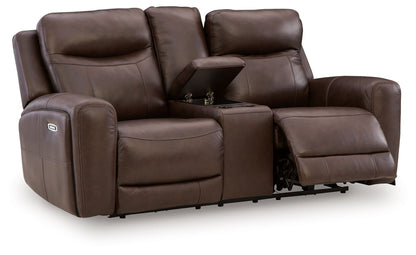 Gravier - Power Reclining Loveseat With Console / Adjustable Headrest - Cordova – view 3