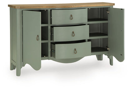 Actonville - Accent Cabinet - Antique Green by Ashley – view 4