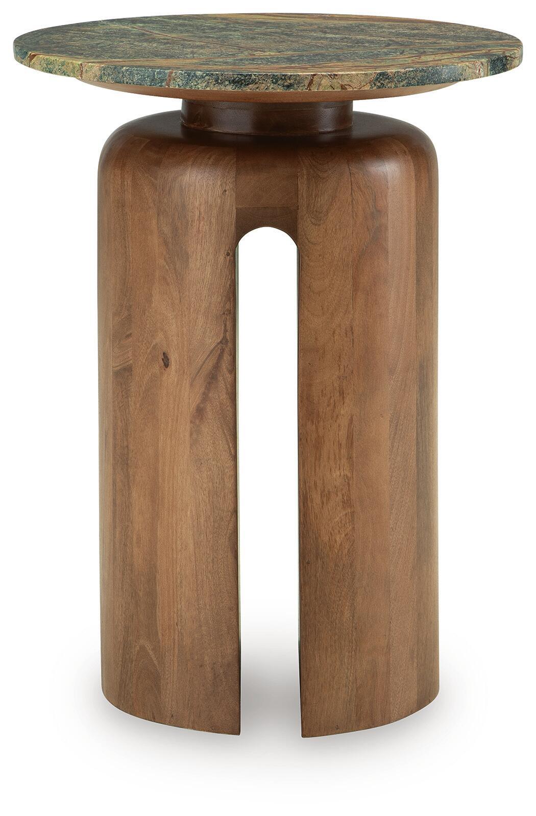 Caplow - Accent Table - Brown / Green by Ashley – view 4