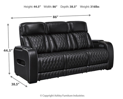 Boyington - Power Reclining Sofa With Adj Headrest by Ashley – view 7