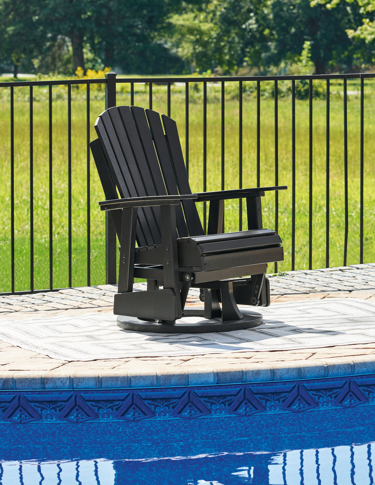 Hyland Wave - Swivel Glider Chair by Ashley – view 10