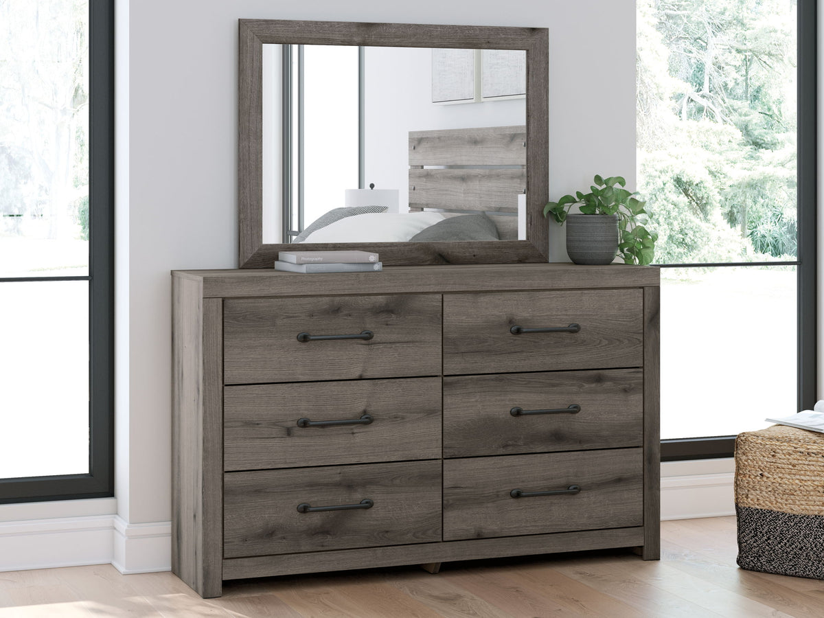 Graystorm - Six Drawer Dresser by Ashley – view 6