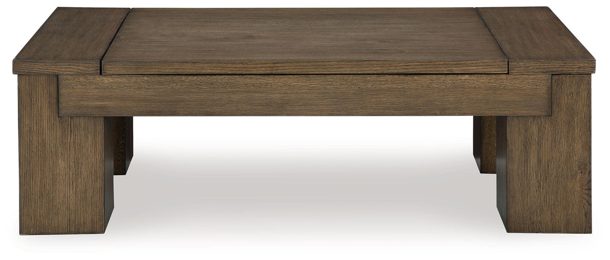 Rosswain - Lift Top Cocktail Table - Warm Brown by Ashley – view 4