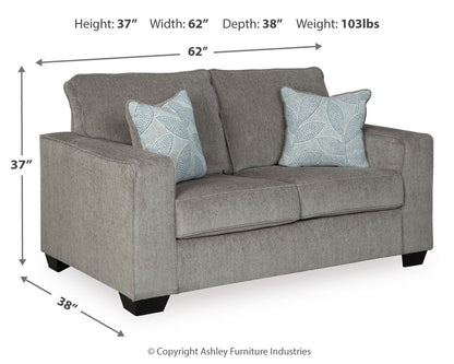 Altari - Stationary Loveseat by Ashley – view 6