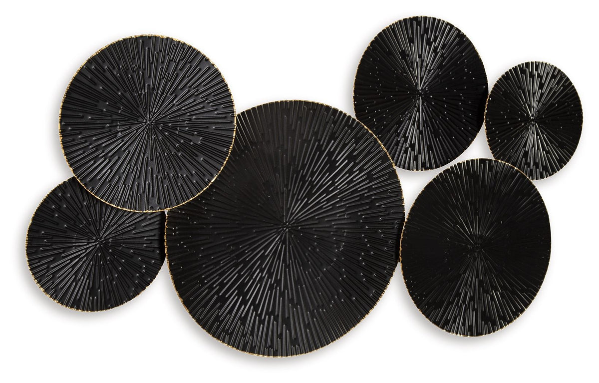 Rhetlen - Wall Decor - Black / Gold Finish by Ashley – view 4