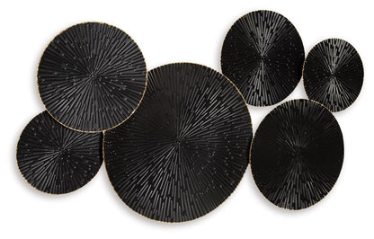 Rhetlen - Wall Decor - Black / Gold Finish by Ashley – view 4