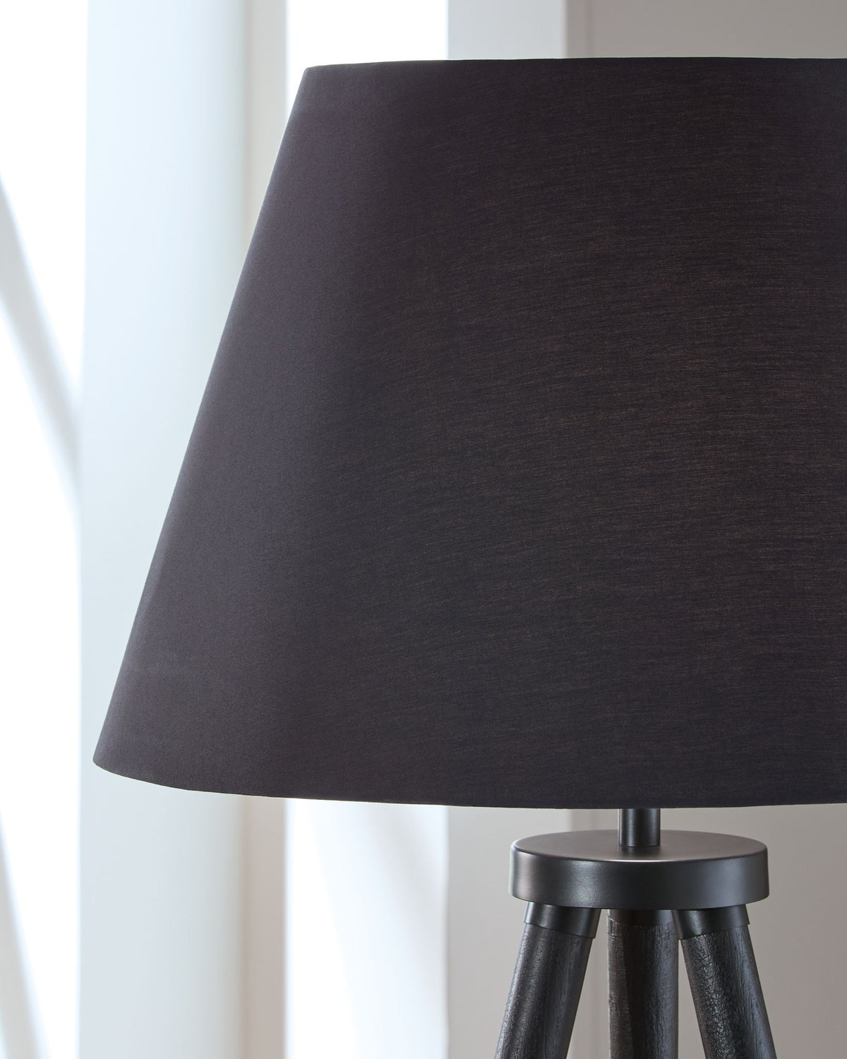 Orhan - Wood Floor Lamp - Black by Ashley – view 3