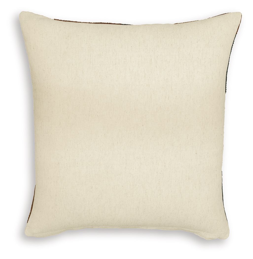 Hallam - Pillow (Set of 4) - Sienna / Gold / Charcoal by Ashley – view 3