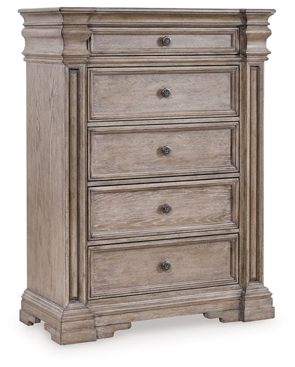 Blairhurst - Five Drawer Chest - Light Grayish Brown by Ashley – Accent Chests