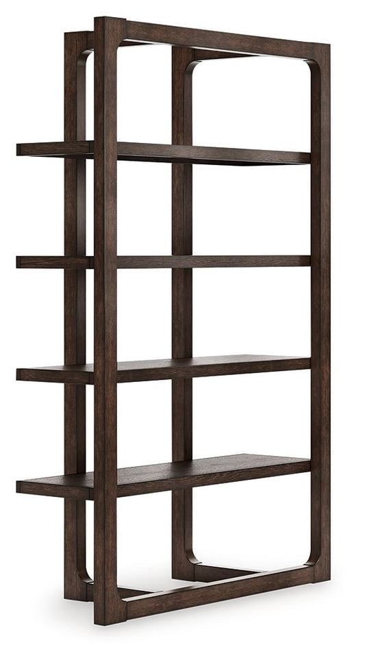 Breckington - Bookcase - Dark Brown by Ashley – Standard Bookcases