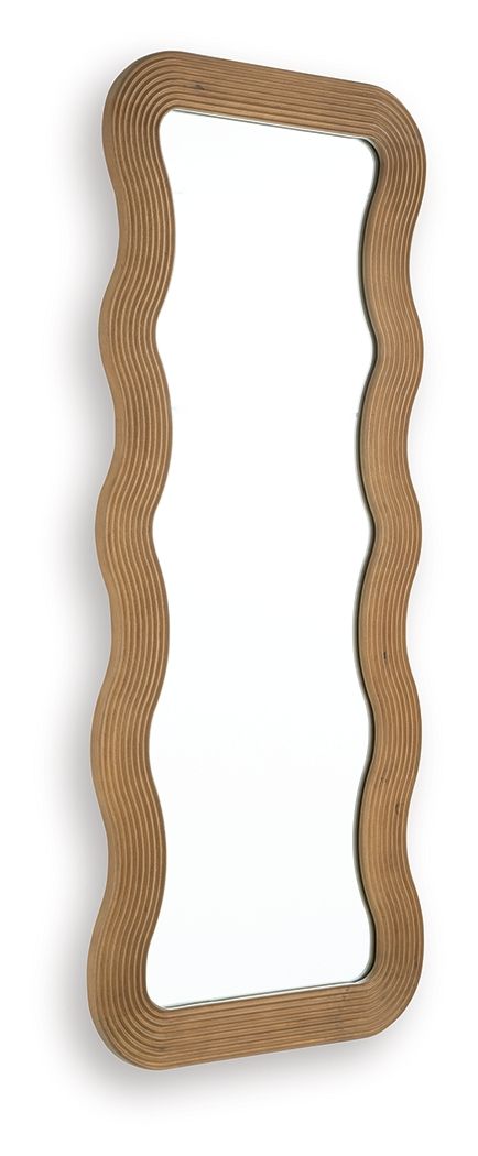 Ellisonville - Floor Mirror - Brown by Ashley – view 3