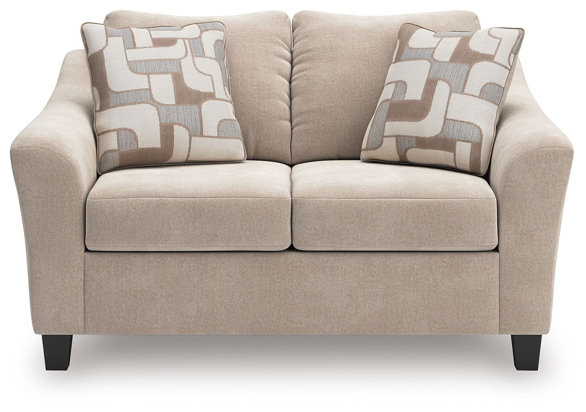 Willarae - Loveseat - Taupe – view 3