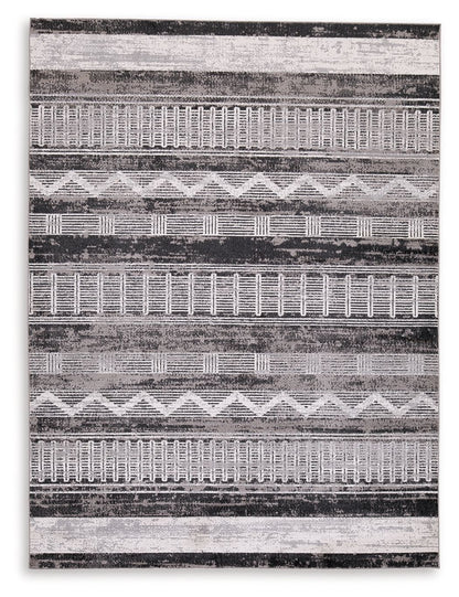 Henchester - 5' x 7' Rug - Multi by Ashley – Washable Rugs
