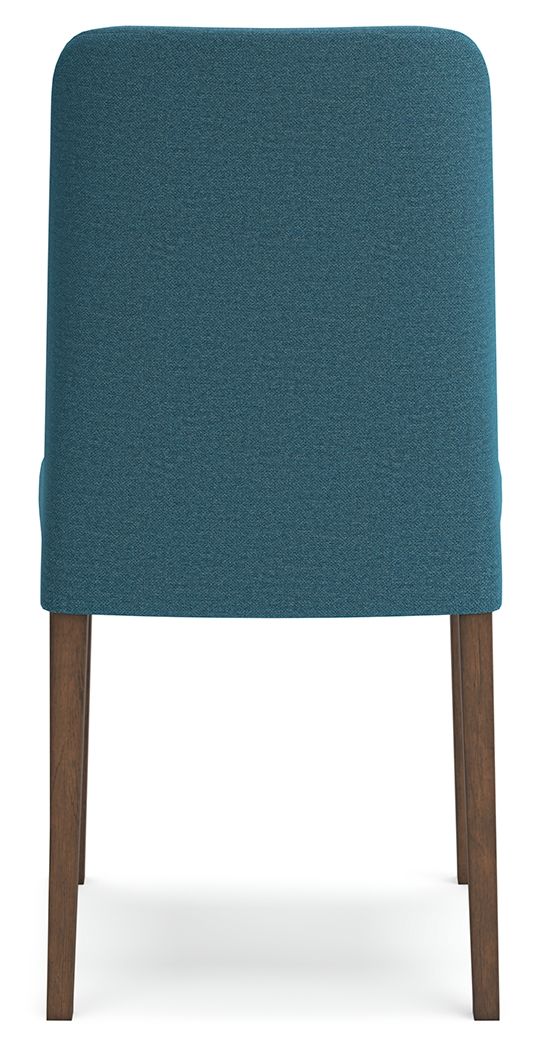 Lyncott - Dining Uph Side Chair (Set of 2) - Blue / Brown by Ashley – view 3