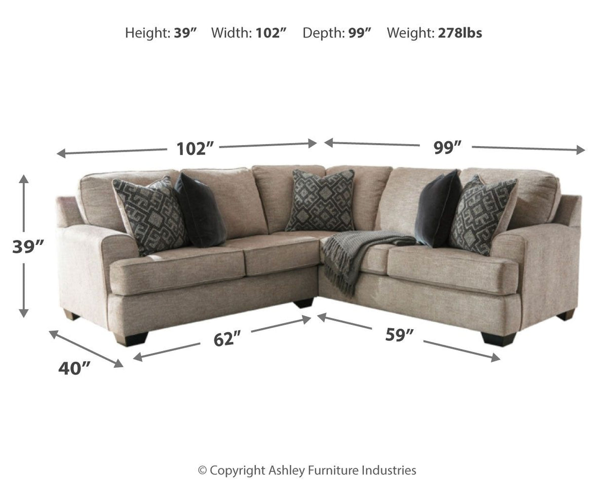 Bovarian - 2 Piece Sectional by Ashley – view 6