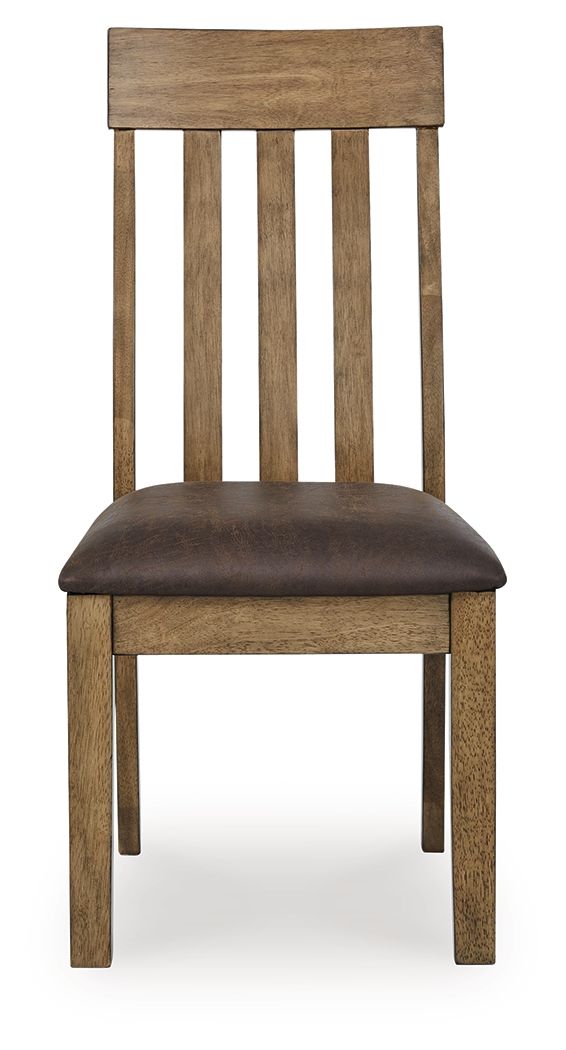 Urbinforte - Dining Upholstered Side Chair (Set of 2) - Light Brown by Ashley – view 4