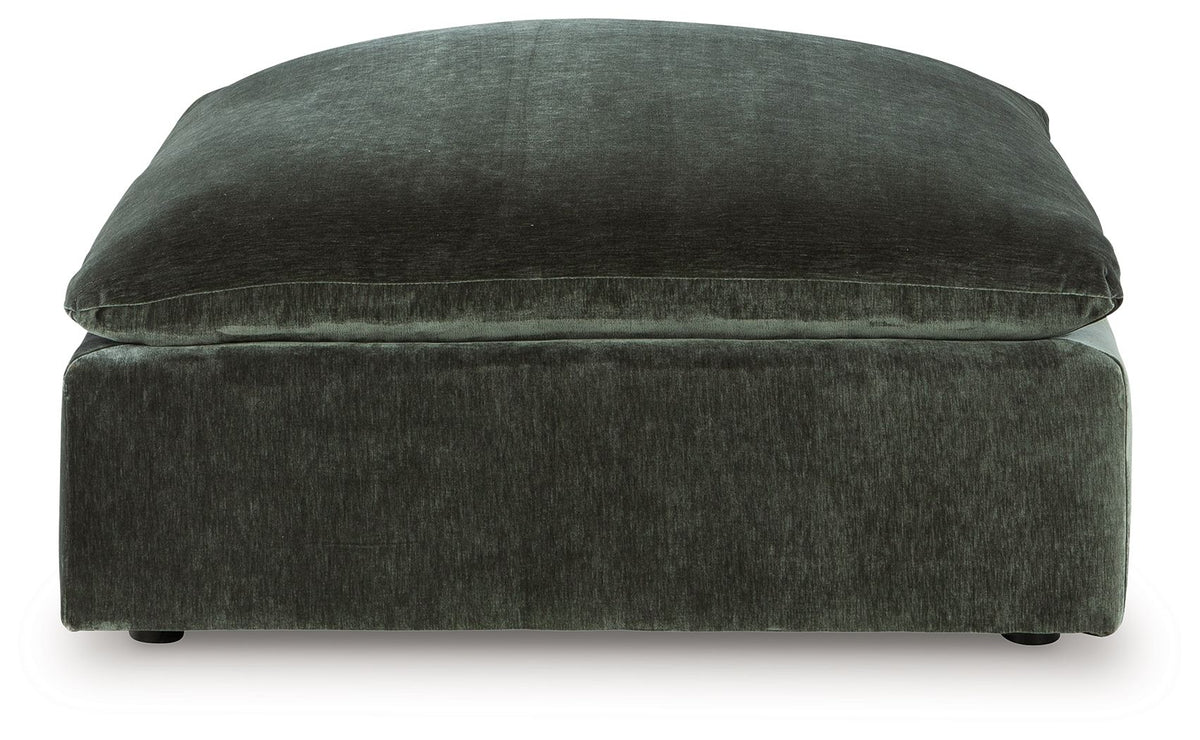 Carriage View - Oversized Accent Ottoman - Jade – view 3