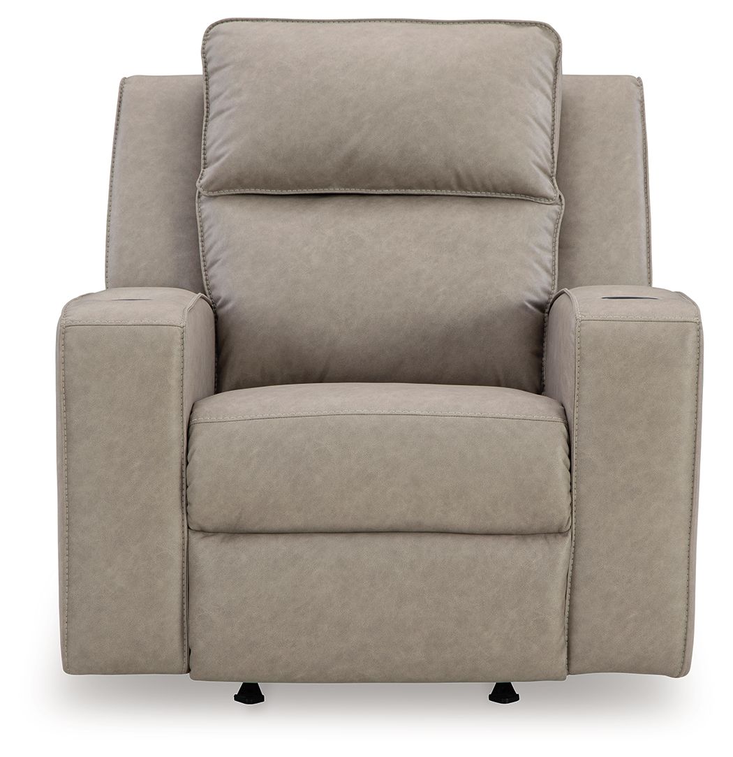 Lavenhorne - Rocker Recliner - Pebble by Ashley – view 4