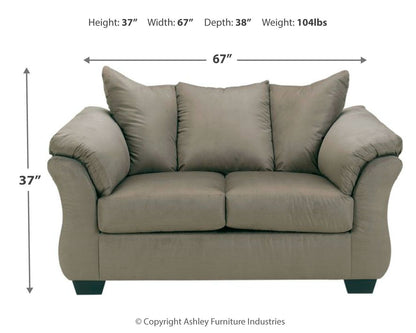 Darcy - Stationary Loveseat by Ashley – view 6